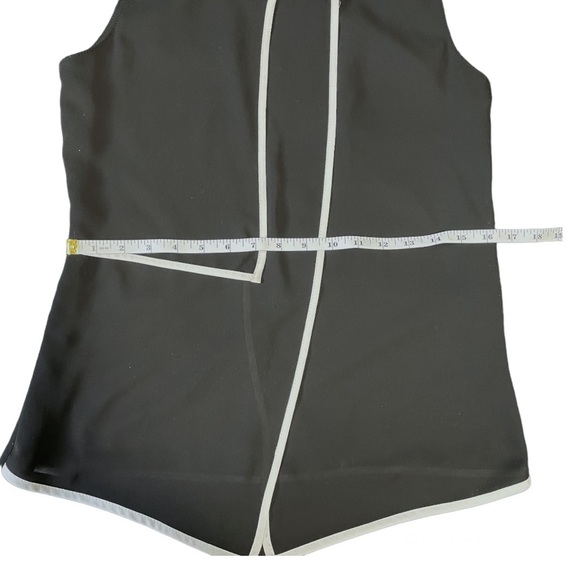 Joseph Ribkoff Black White Sleeveless Blouse - Picture 6 of 9
